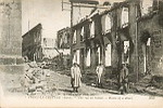 Vis Paris N 1041 CAMPAGNE 1914-1917 COUCY-LE-Chteau (Aisne).- Une rue en ruines.- Ruins of a street. ND. Phot