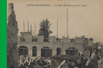 COUCY-LE-Chteau - Le Caf du Centre parmi les ruines