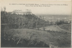 18. COUCY-le-Chteau-AUFFRIQUE (Aisne) - La Route de Chauny et les ruines du Chteau Chauny Road and the Ruins of the Castle