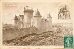Coucy-le-Chteau - Le Chteau au XIIIe sicle (Reproduction tire et autorise du journal *L'Illustration*) (+ devise)