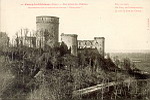 20. Coucy-le-Chteau (Aisne).- Etat actuel du Chteau Reproduction tire et autorise du Journal *l'Illustration* (+devise)