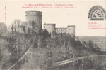 75. Coucy-le-Chteau (Aisne).- Etat actuel du Chteau (Reproduction tire et autorise du Journal *l'Illustration*) (+devise)