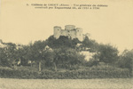 2. Chteau de COUCY (Aisne) - Vue gnrale du Chteau construit par Enguerrand III, de 1225  1230