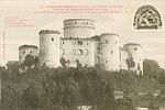 102.- Coucy-le-Chteau (Aisne). Vue gnrale du Chteau construit par Enguerrand III de 1225  1230. Les quatre tours de ronde ont 35 mtres, le Donjon 55 mtres de hauteur (V) (+devise)