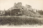 519 LES RUINES DE LA GRANDE GUERRE.- Coucy-le-Chteau.- Le Chteau, vue prise de la Gare. Great War Ruins..-Coucy-le-Chteau.-The Castle view from the Station.-LL.