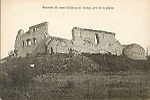 Ensemble du vieux Chteau de Coucy, pris de la plaine