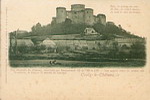 Coucy-le-Chteau, le Vue Gnrale du Chteau, construit par Enguerrand III de 1225  1230 - Les quatre tours de ronde ont 35 mtres, le donjon 55 mtres de hauteur