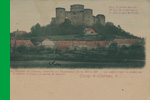 Coucy-le-Chteau, le Vue Gnrale du Chteau, construit par Enguerrand III de 1225  1230 - Les quatre tours de ronde ont 35 mtres, le donjon 55 mtres de hauteur