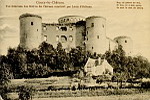 Coucy-le-Chteau Vue gnrale des Ruines du Chteau construit par Louis d'Orlans (+devise)