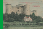 Coucy-le-Chteau Vue gnrale des Ruines du Chteau construit par Louis d'Orlans (+devise)