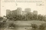 COUCY-le-Chteau -Vue gnrale du Chteau construit par Enguerrand III de 1225  1230.Les quatre murs de ronde ont 35 m. Le Donjon 55 m de hauteur - P.D.