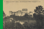 Chteau de COUCY (Aisne) - Vue gnrale du Chteau (construit en 1225