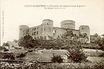 COUCY-le-Chteau - L'Ensemble des remparts (avant la guerre) The ramparts (before the war)