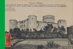 Coucy-le-Chteau. Vue Gnrale des Ruines du Chteau construit par Enguerrand III vers 1230. En 1652 le Chteau fut assig et pris par les troupes royales. Le Cardinal Mazarin en fit dmanteler les fortifications (+devise)